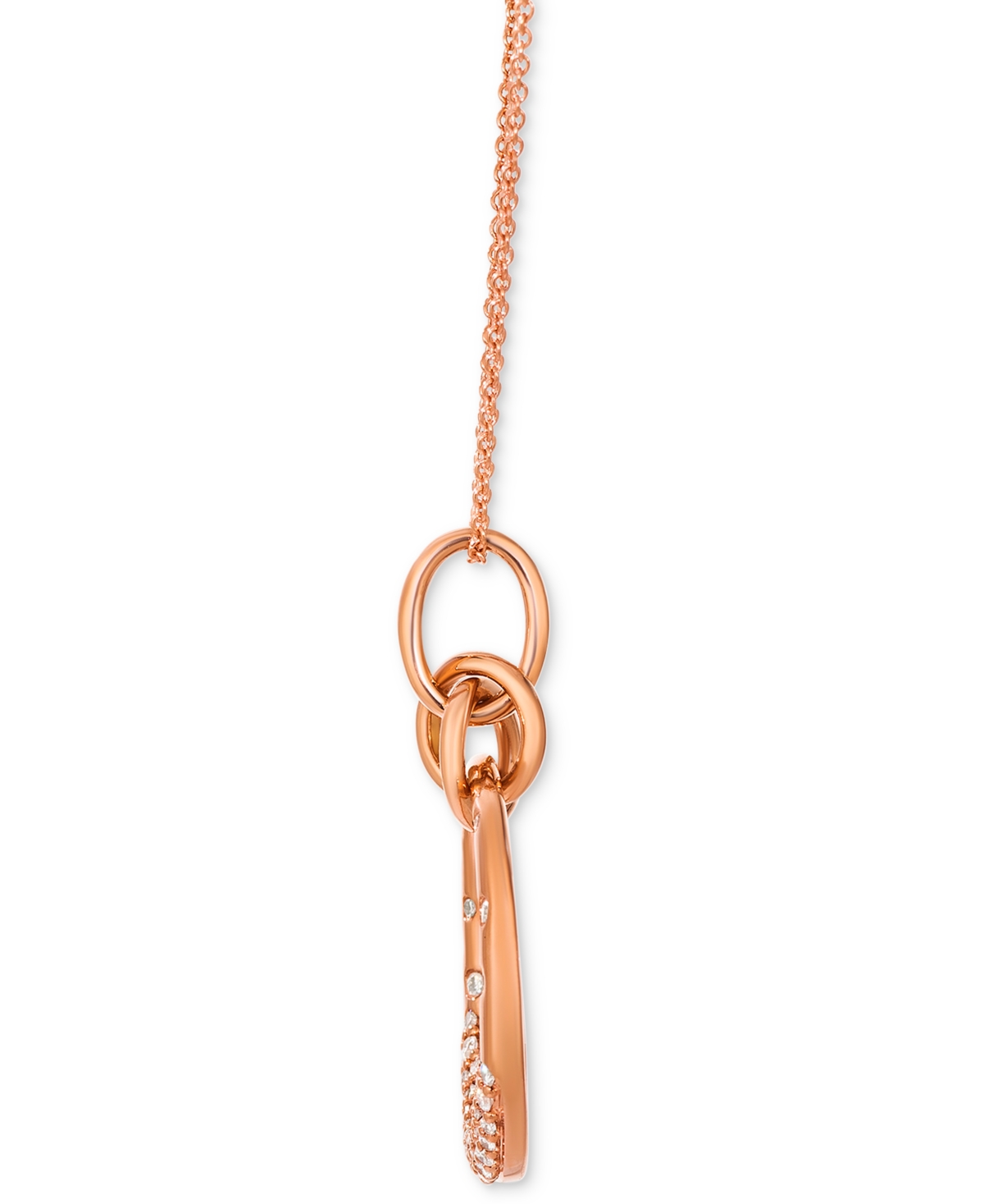 Le Vian Nude Diamond Pendant Necklace (1/4 Ct. T.w.) In 14k Rose Gold, 20" In Rose Gold