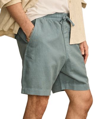 Men's 7" Linen Pull-On Shorts