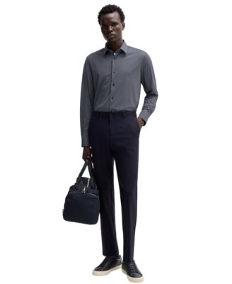 Men's Slim-Fit Performance Dress Shirt