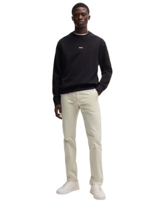 Men's Stretch-Cotton Satin Slim-Fit Chinos