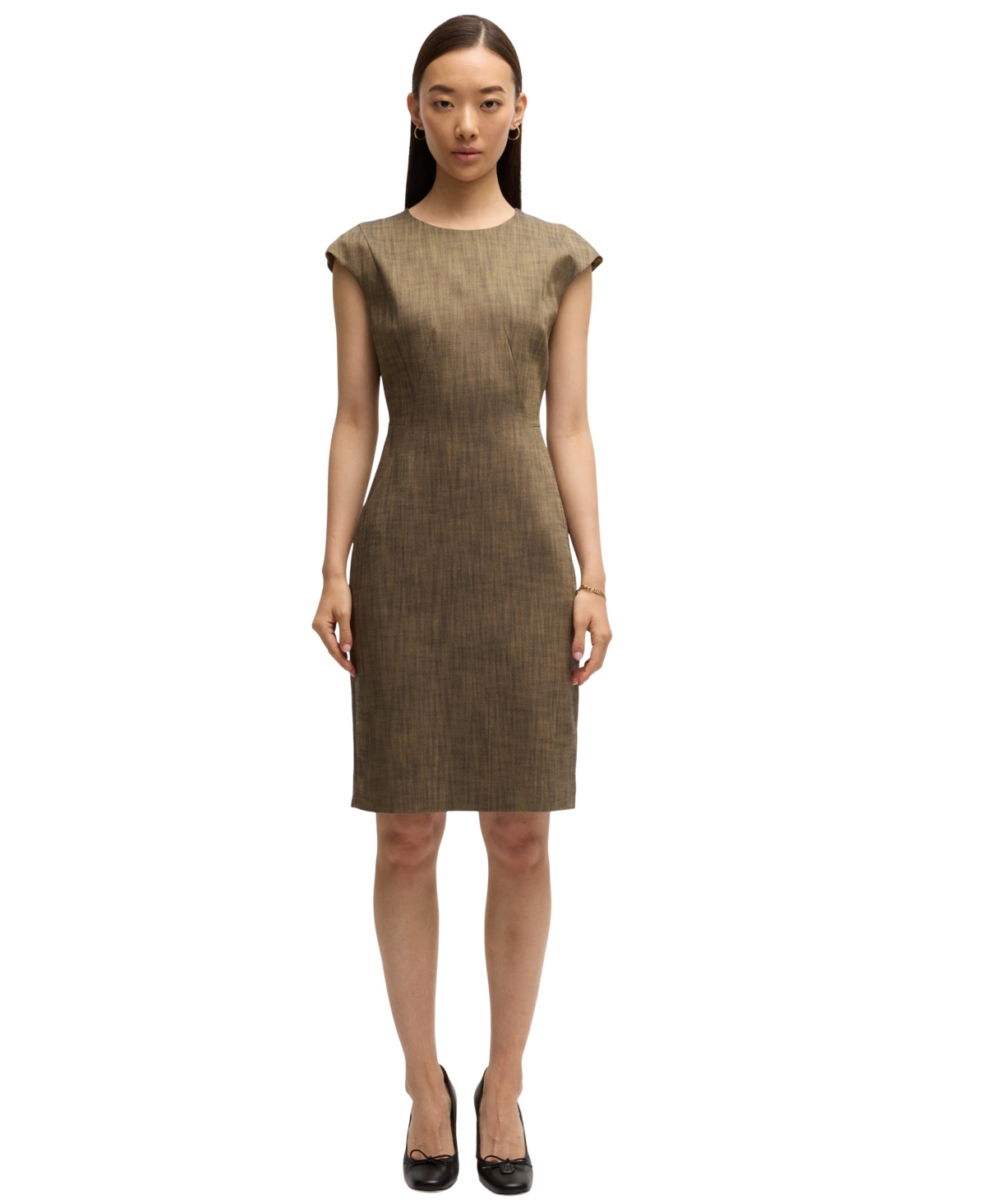 Boss by Hugo Boss Women's Cap-Sleeve Dress - Open Misc
