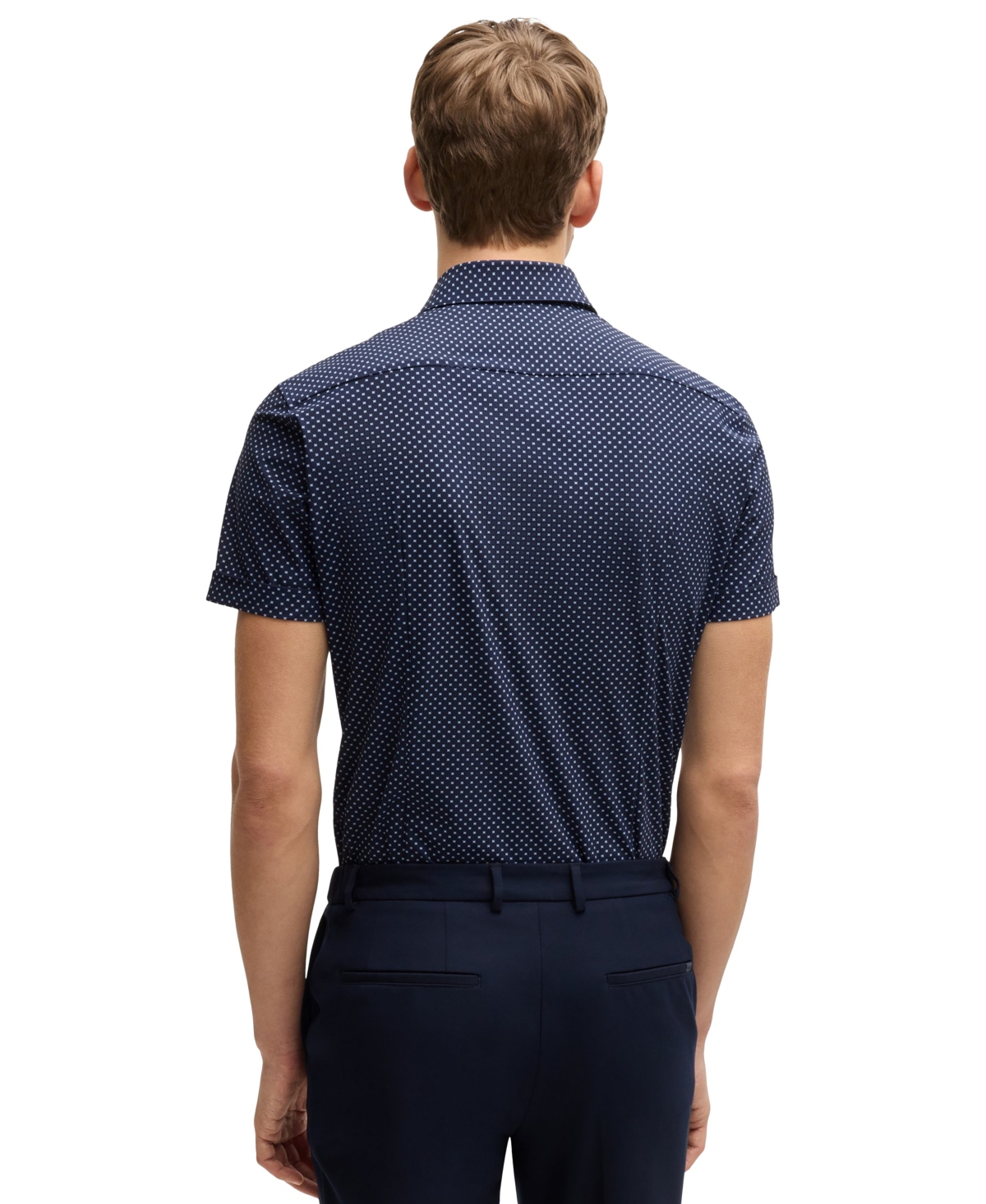 Boss by Hugo Boss Men's Performance-Stretch Slim-Fit Dress Shirt