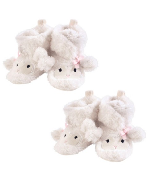 Детские Hudson Baby Cozy Animal Face Fleece and Sherpa Booties