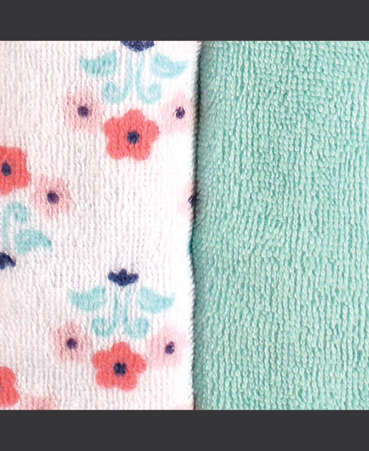 Luvable Friends Girls Hooded Towel with Five Washcloths