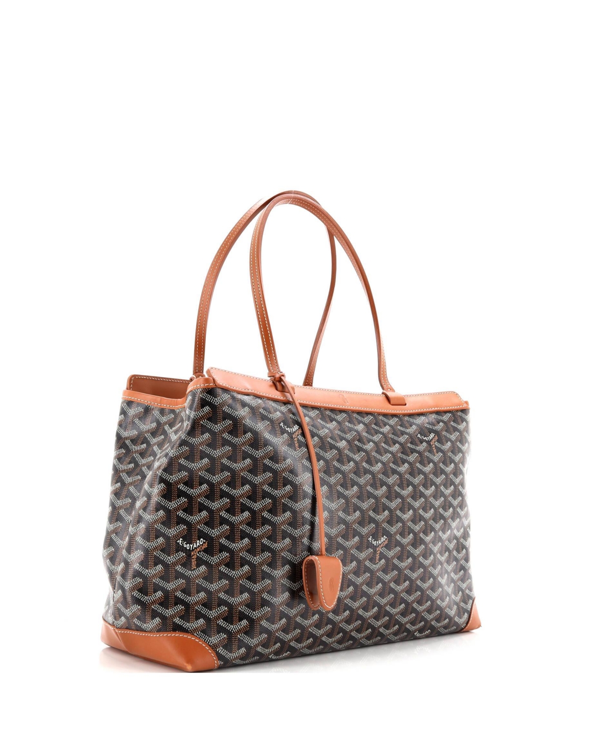 Pre-Owned Goyard Pm Bellechasse Bag Coated Canvas