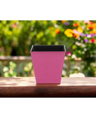 Lightweight Plastic Flower Pot for Indoor Outdoor Planting