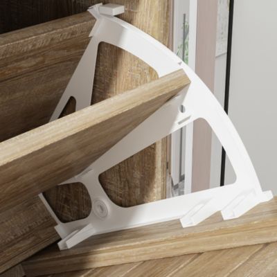 Shoe Cabinet with 2-Shutter Door, Shoe Rack