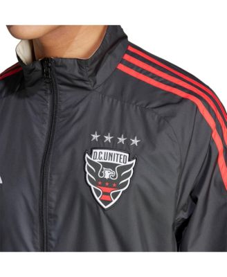 Men's Black/White D.C. United 2025 Anthem Reversible Full-Zip Jacket