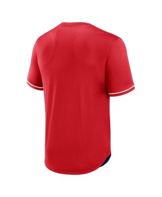 Men's Red St. Louis Cardinals Fantastic Finish V-Neck Fashion T-Shirt