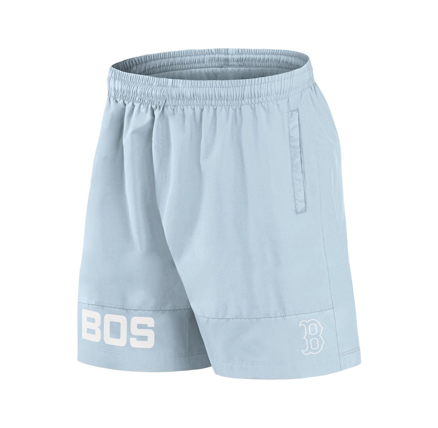 Men's Light Blue Boston Red Sox Elements Swim Shorts