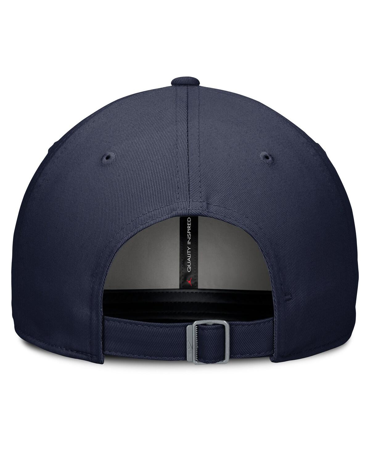 JORDAN MEN'S NAVY MICHIGAN WOLVERINES PERFORMANCE CLUB ADJUSTABLE HAT 