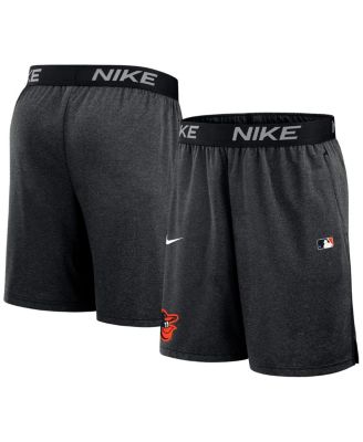 Nike - Men's Black Baltimore Orioles Authentic Collection Performance Knit Shorts