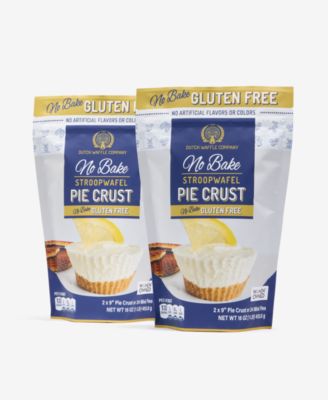 Dutch Waffle Company - No-Bake Stroopwafel Pie Crust, Set of 2