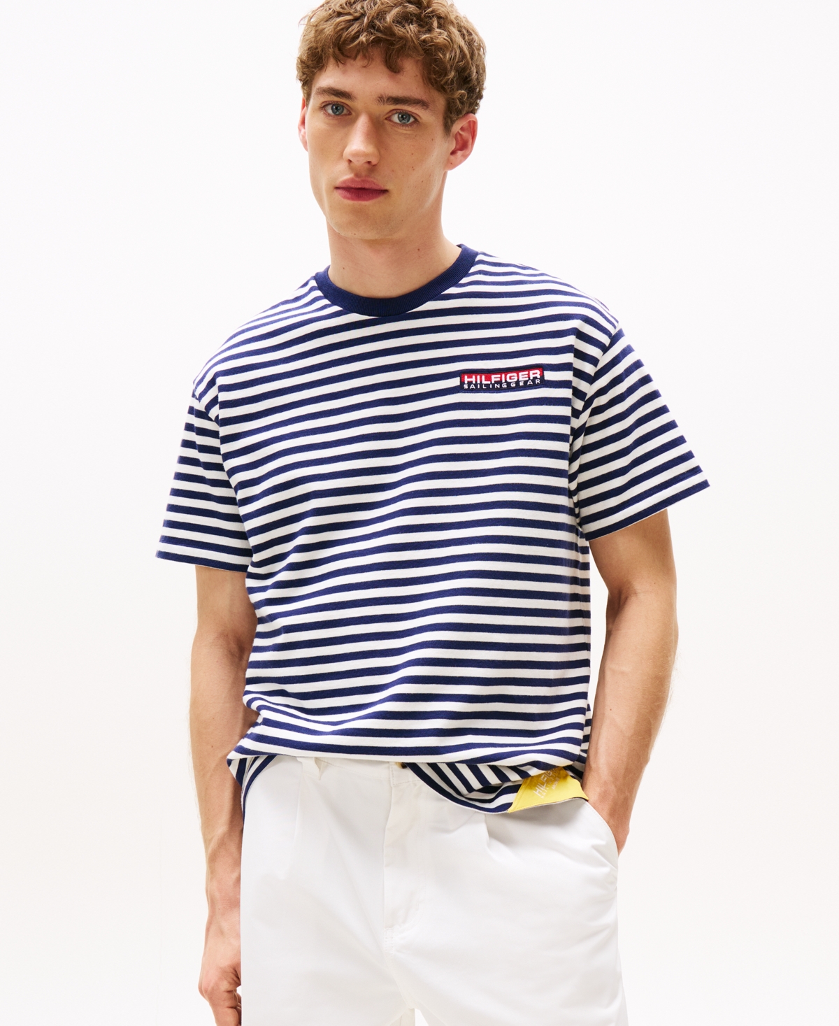 Tommy Hilfiger Hilfiger Sailing Breton Stripe T In Blue