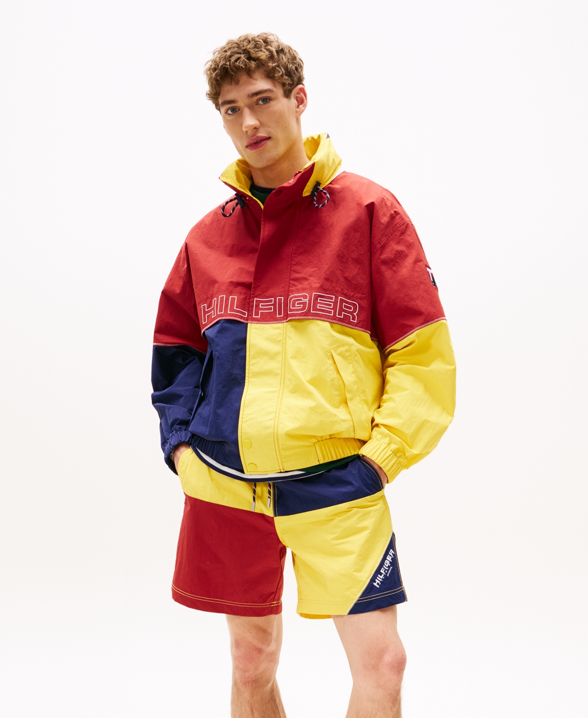 Shop Tommy Hilfiger Men's Long Sleeve Colorblocked Sailing Jacket