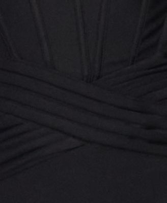 STRPLES CORSET MIDI SKT