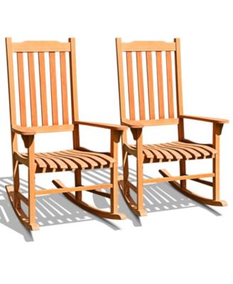Outdoor Rocking Chair Single Rocker for Patio Deck