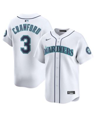 Nike - Men's J. P. Crawford White Seattle Mariners Home Limited Player Jersey
