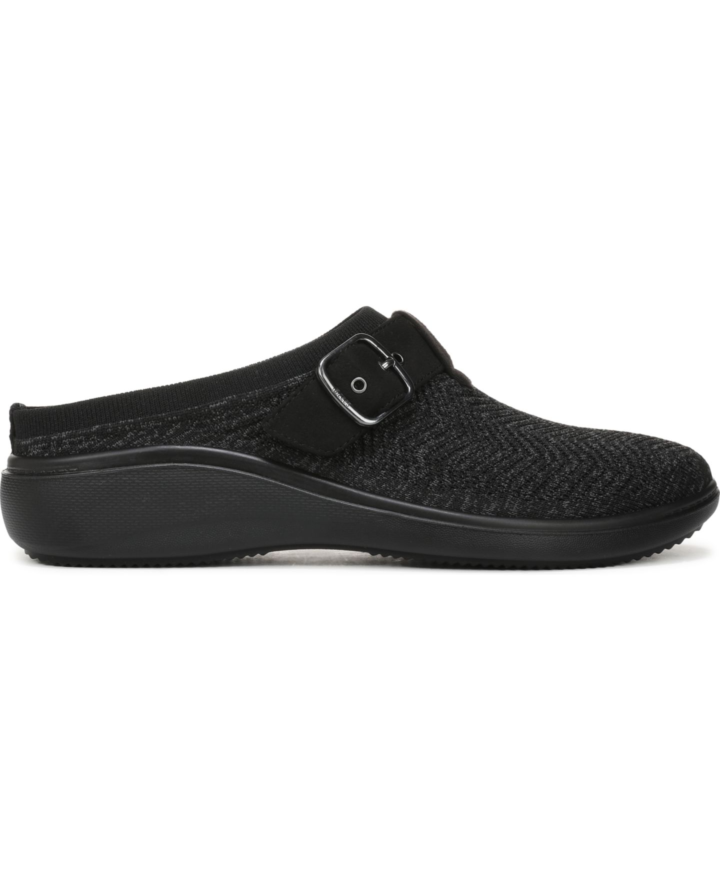Женские сабо LifeStride Balance-Knit Washable Round Toe, цвет: Чёрный меланжевый вязаный — фото 2