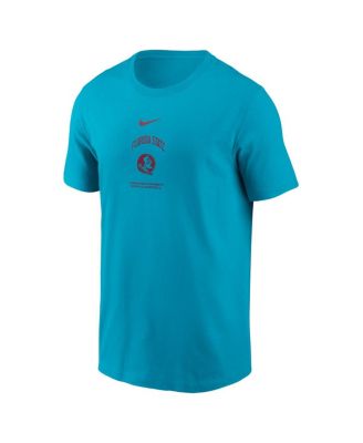 Men's Turquoise Florida State Seminoles On-Court Basketball T-Shirt