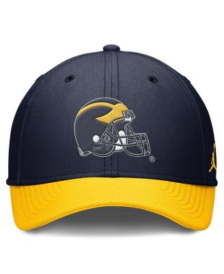 Men's Navy Michigan Wolverines Rise Performance Flex Hat