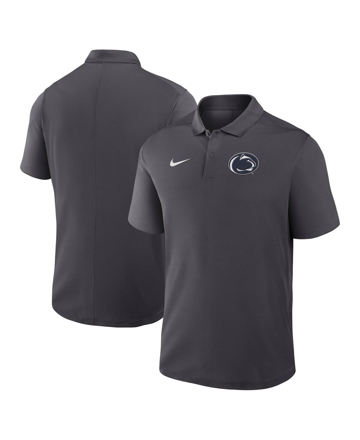 Nike Anthracite Penn State Nittany Lions Primetime Victory Primary Logo Performance Polo In Anthracite