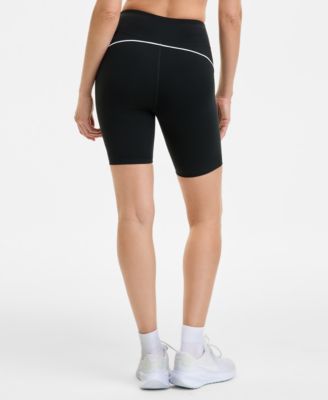 Women's Compression Piping Bike Shorts, Exclusively at Macy's