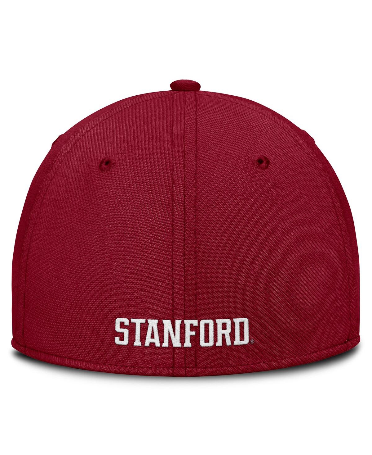 Nike Men's Cardinal Stanford 2025 Dugout Coaches Rise Swoosh Performance Flex Hat