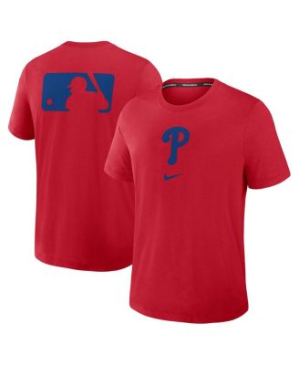 Nike - Men's Red Philadelphia Phillies Authentic Collection Early Work Tri-Blend Performance T-Shirt