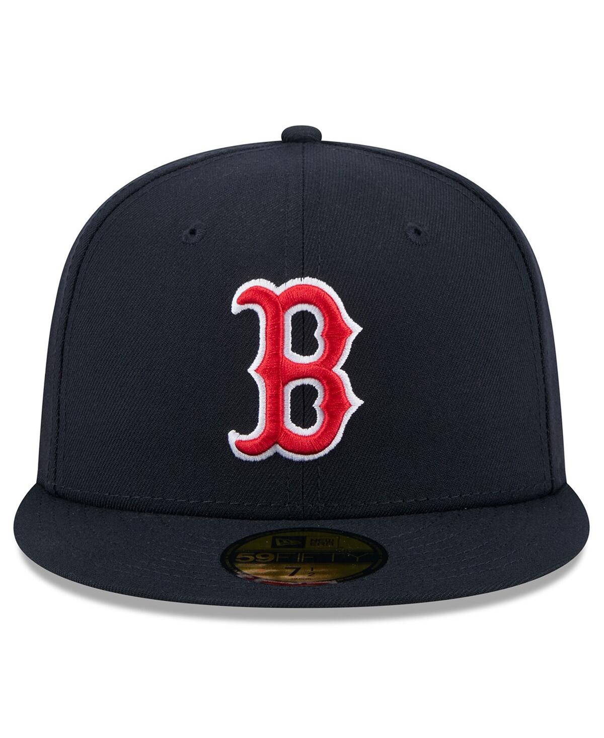 Shop New Era Men's Navy Boston Red Sox 2025 Jackie Robinson Day 59fifty Fitted Hat