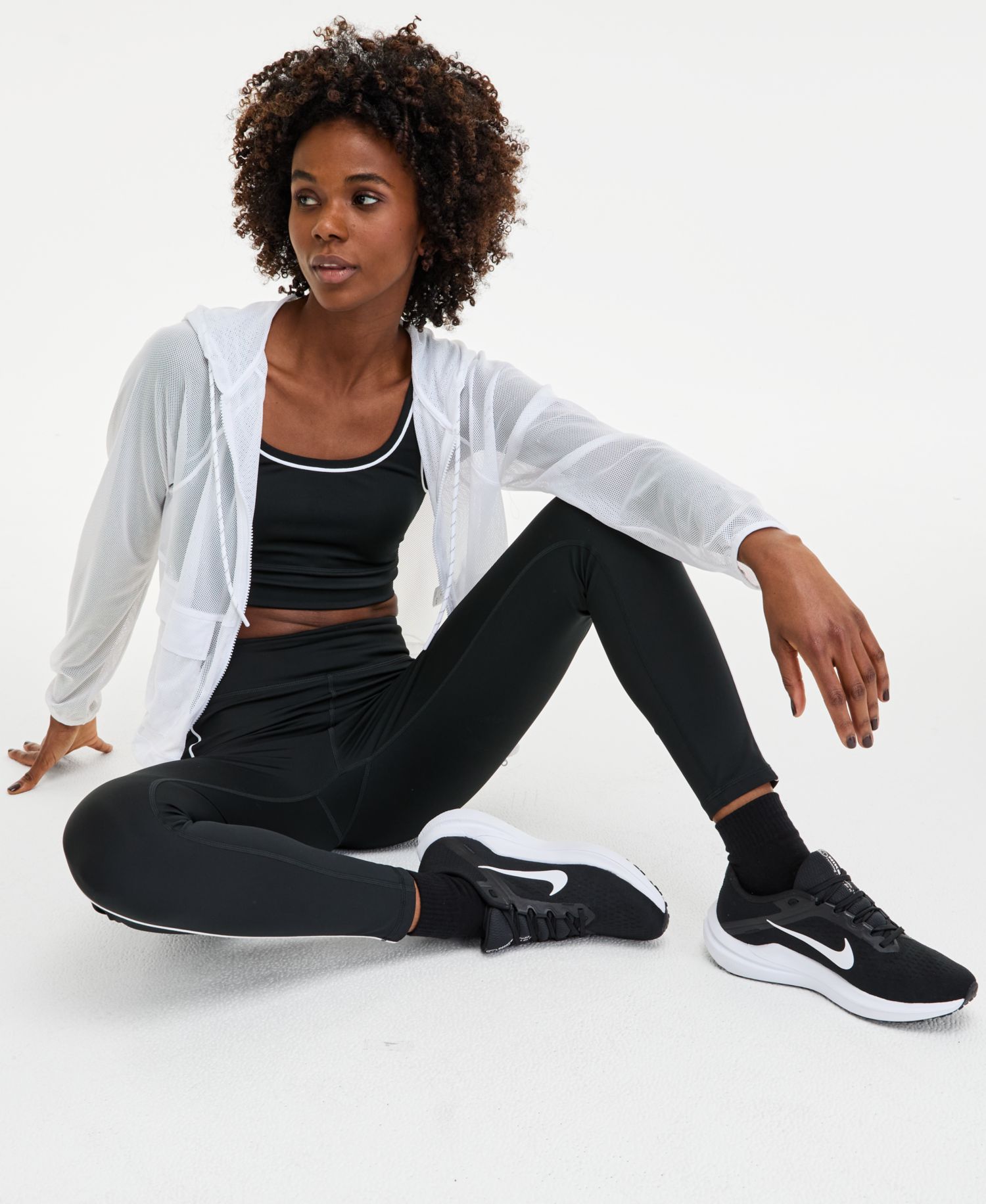 Women's Compression Piping Sports Bra