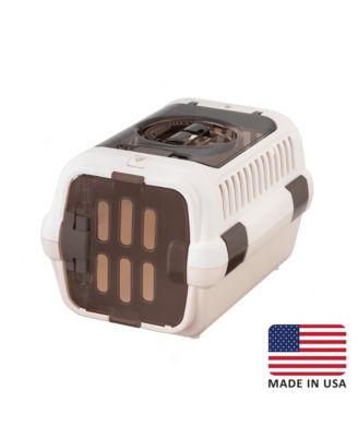 Double Door Pet Carrier II: Small - White