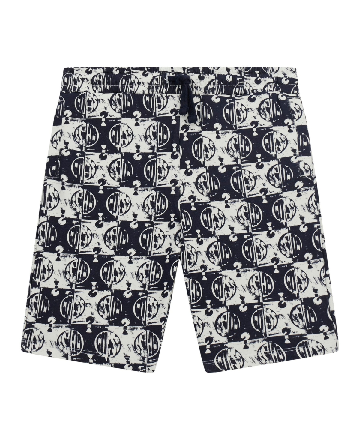 Guess Big Boys Printed Active Shorts In Blue