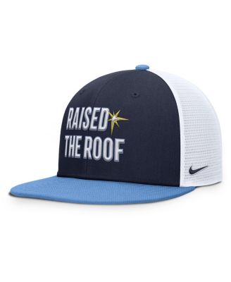 Men's Navy/Light Blue Tampa Bay Rays Pro Performance Trucker Snapback Hat