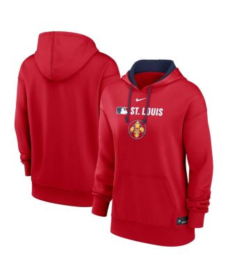 Nike - Women's Red St. Louis Cardinals Authentic Collection City Connect Performance Pullover Hoodie
