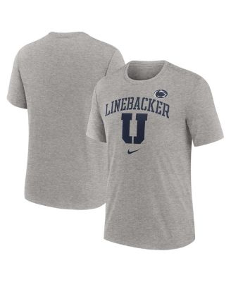 Nike - Men's Heather Gray Penn State Nittany Lions Campus Local Tri-Blend T-Shirt