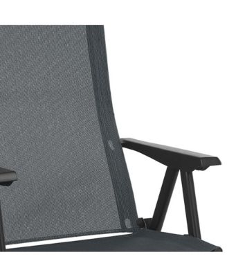 Patio Steel Arm Chair – Modern Outdoor Seating for Any Space