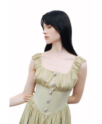 Women's Corset Look Mini Dress