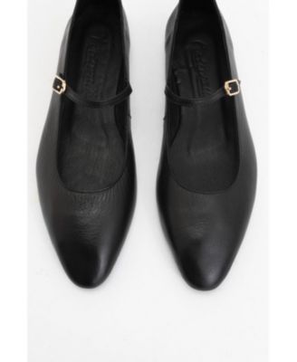 Lara Leather Mary Jane Flats