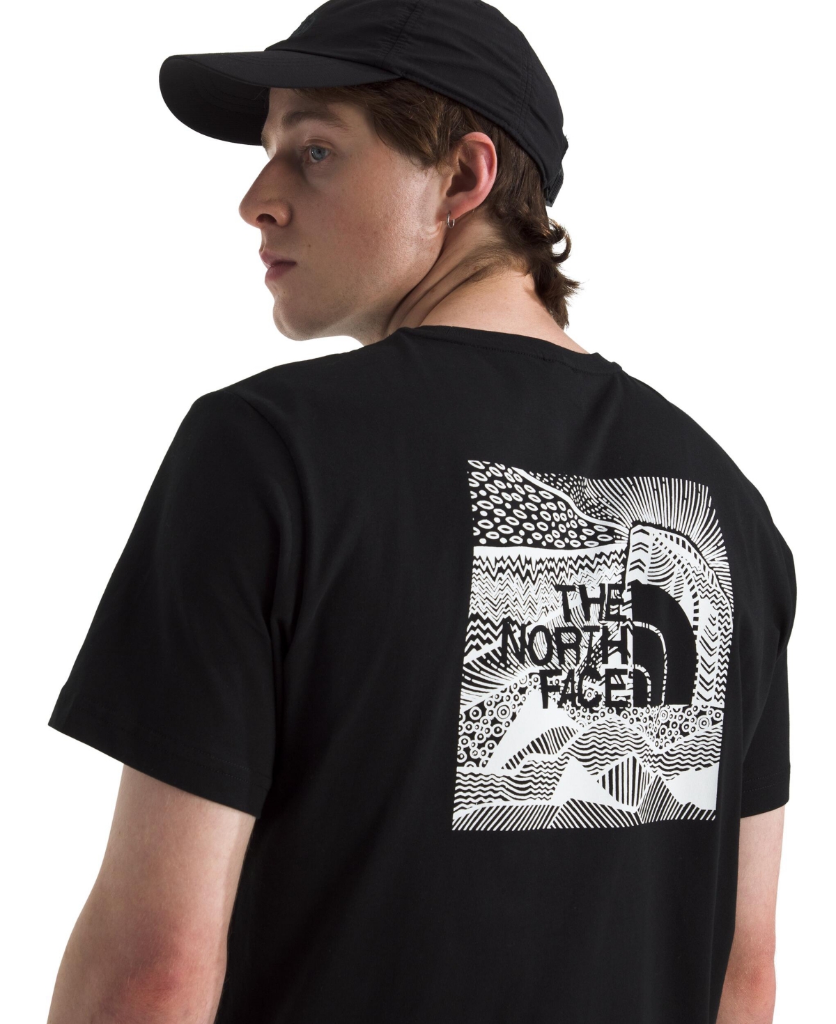 THE NORTH FACE MEN'S SHORT SLEEVE BOX NEVER STOP EXPLORING CELEBRATION T-SHIRT 