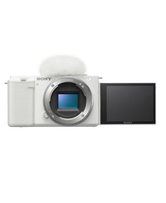 ZV-E10 Mirrorless Camera, White Bundle with Corel PC Software Suite, 32GB SD Card, Shoulder Bag