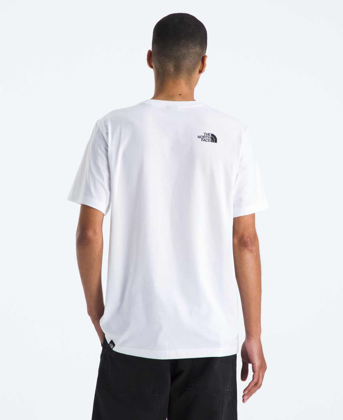 Shop The North Face Men's Short Sleeve Fine T-shirt In White