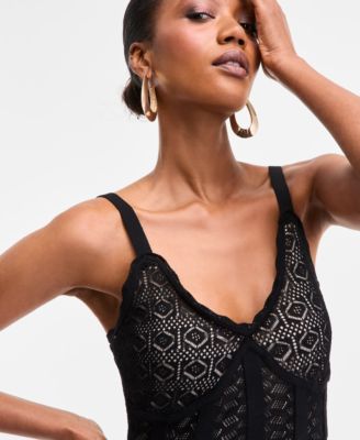 inc crochet dress INC Beach Crochet Dress / S