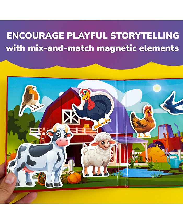 QUOKKA Travel Magnetic Puzzles – 20 Pcs Fun Travel Game Toy for Kids Ages 3-5 - Multi - 20