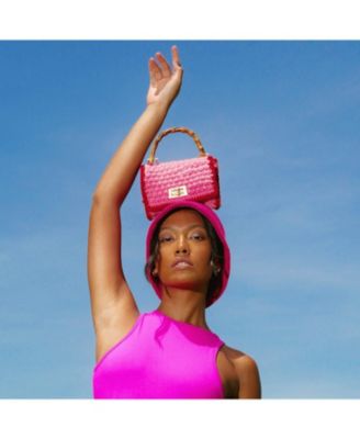 AIRMAIL Mini Crochet Handbag In White