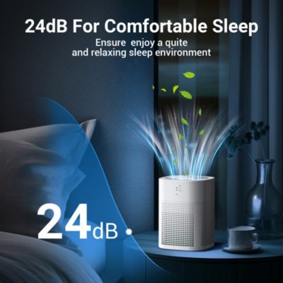CHIVALZ HEPA Air Purifier with Essential Oil Diffuser for Home Bedroom, Up to 108 Sqft 2 Pack