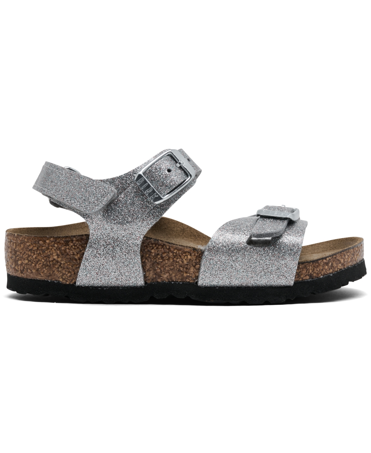 Birkenstock Toddler Girls' Rio Birko-flor Sandals From Finish Line In Silver