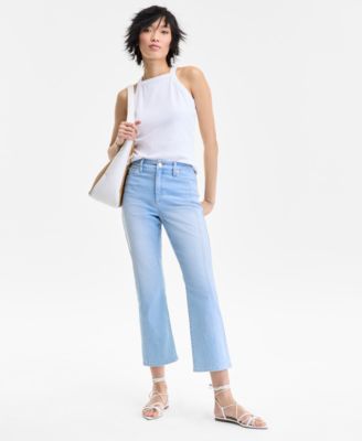 I.N.C. International Concepts - Women's High-Rise Cropped Flare Jeans