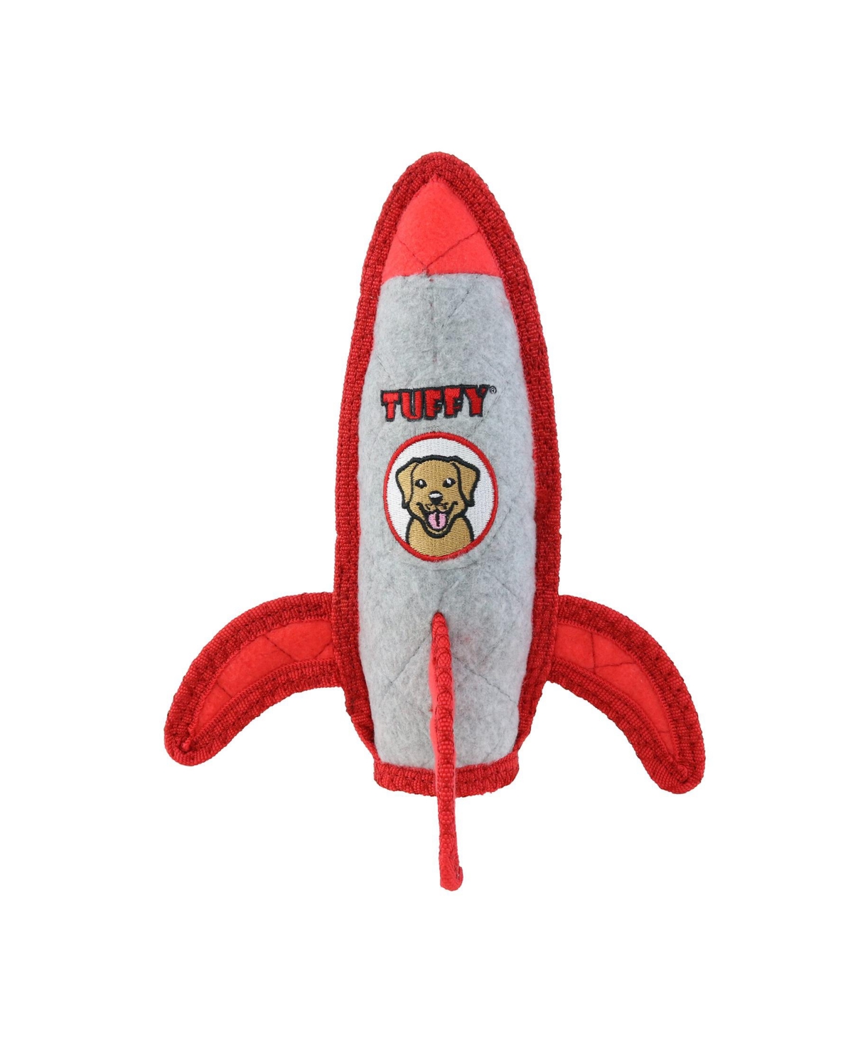Transportation Rocket, Durable Plush Dog Toy