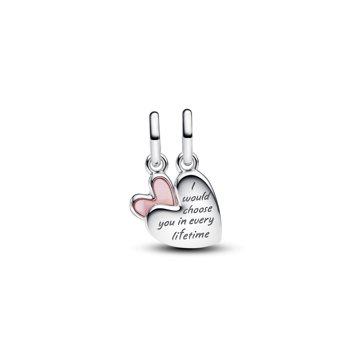 Pandora Splitable Mother Daughter Dangle Sterling Silver Charms